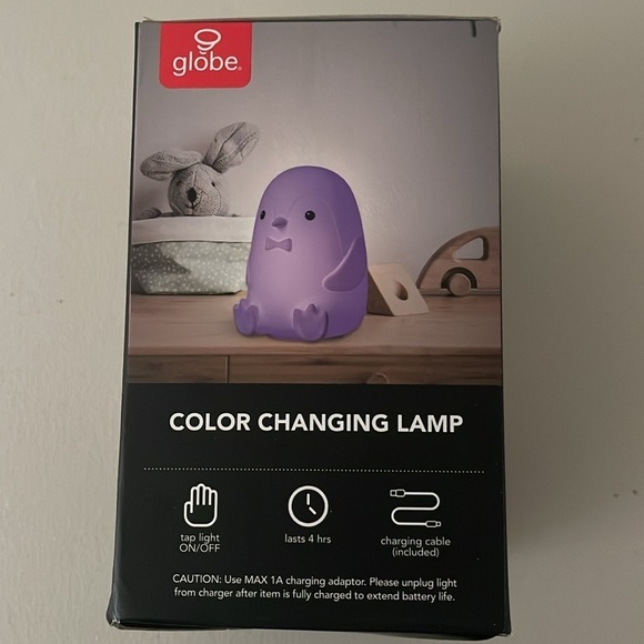 (NEW) Globe Limited Edition “Peppy” The Color Changing Lamp Rechargeable - Picture 2 of 6